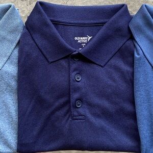 Set of 3 Men's Polo Shirts, Old Navy Active Core, Size Small
